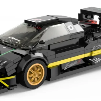 Kockice Pagani Zonda R 1:28 Crne Rastar, 387 Dijelova 5