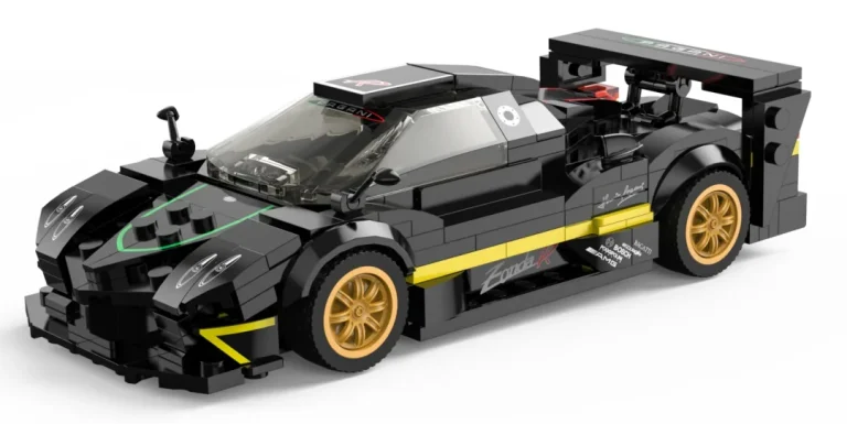 Kockice Pagani Zonda R 1:28 Crne Rastar, 387 Dijelova 5