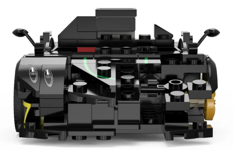 Kockice Pagani Zonda R 1:28 Crne Rastar, 387 Dijelova 6