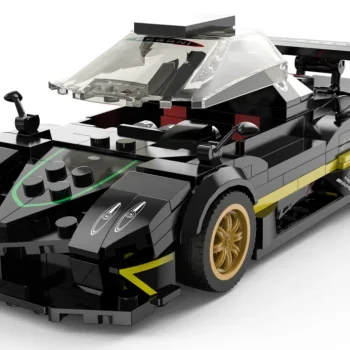 Kockice Pagani Zonda R 1:28 Crne Rastar, 387 Dijelova 7