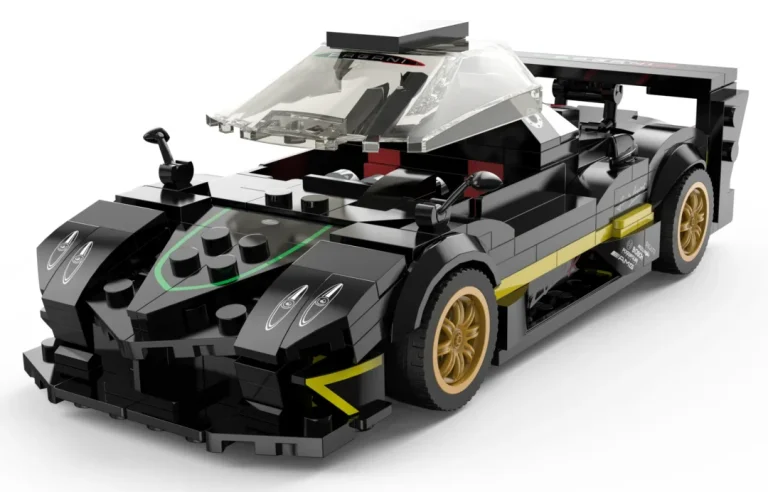 Kockice Pagani Zonda R 1:28 Crne Rastar, 387 Dijelova 7