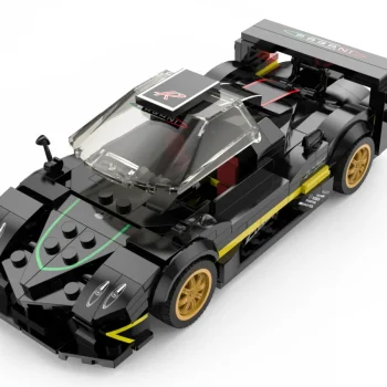 Kockice Pagani Zonda R 1:28 Crne Rastar, 387 Dijelova 8