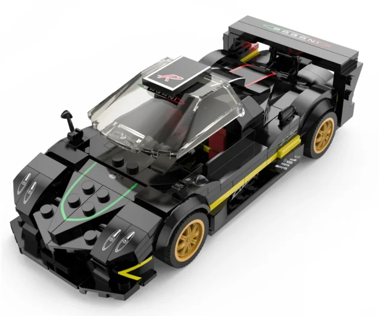 Kockice Pagani Zonda R 1:28 Crne Rastar, 387 Dijelova 8