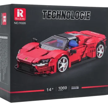 Kockice Sportski Auto Crveni, 1069 Dijelova 11