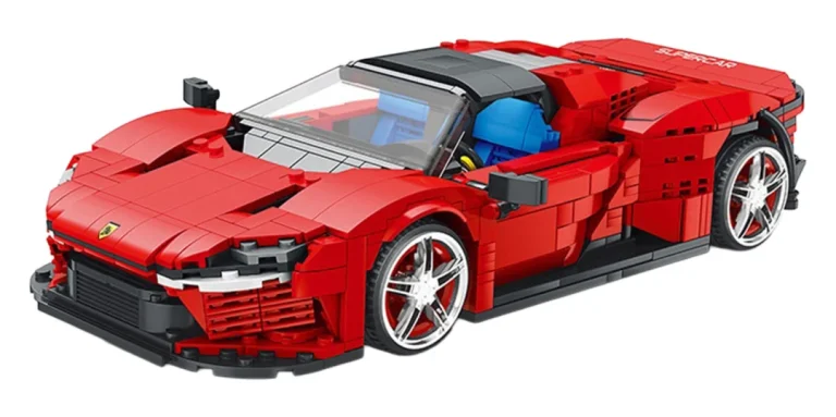 Kockice Sportski Auto Crveni, 1069 Dijelova 2