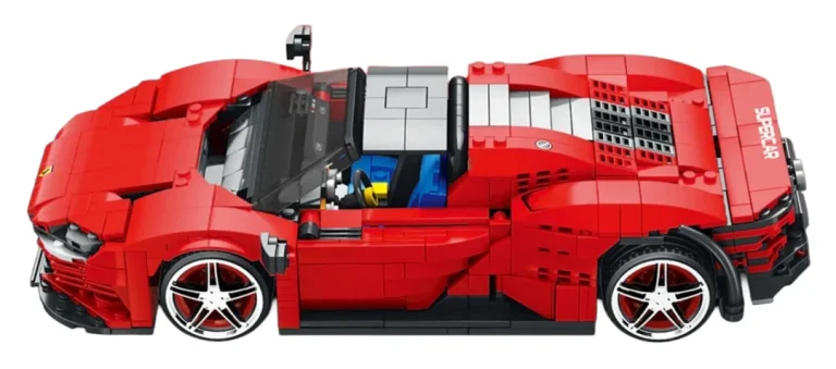 Kockice Sportski Auto Crveni, 1069 Dijelova 4
