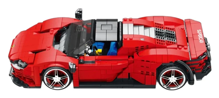 Kockice Sportski Auto Crveni, 1069 Dijelova 7