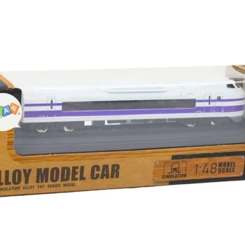 Kolekcionarski Model Vagona 1:48 Metalni Bijeli I Ljubičasti 3