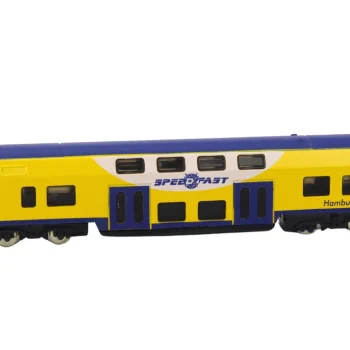 Kolekcionarski Model Vlaka 1:48 Metal žuto Plavi 3