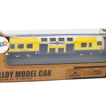 Kolekcionarski Model Vlaka 1:48 Metal žuto Plavi 4