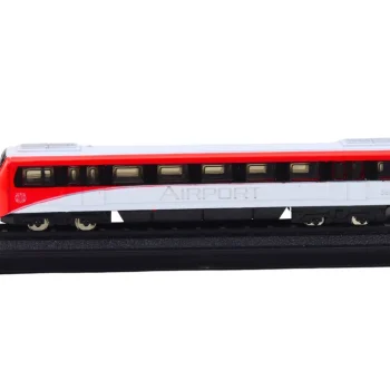 Kolekcionarski Model Vlaka Crveno Bijeli 1:48 Metalni 2