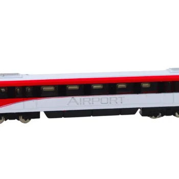 Kolekcionarski Model Vlaka Crveno Bijeli 1:48 Metalni 3