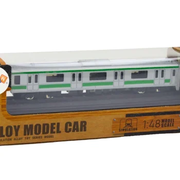Kolekcionarski Model Vlaka Vagona 1:48 Metal Srebro 4