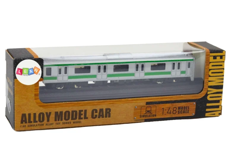 Kolekcionarski Model Vlaka Vagona 1:48 Metal Srebro 4