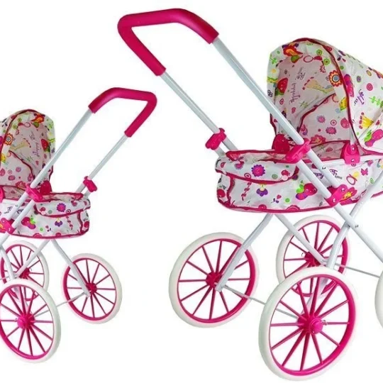 Kolica Za Lutke Retro Big Wheels Flowers 1