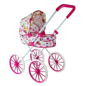 Kolica Za Lutke Retro Big Wheels Flowers 2