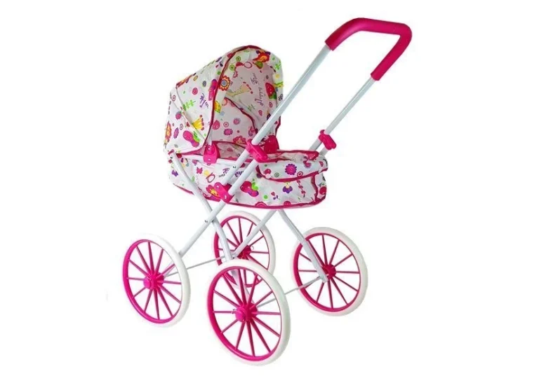 Kolica Za Lutke Retro Big Wheels Flowers 2