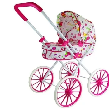 Kolica Za Lutke Retro Big Wheels Flowers 3