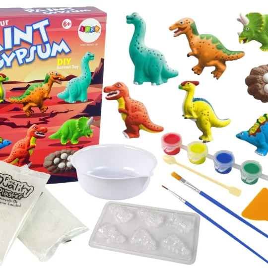 Komplet Za Odlijevanje Gipsa I Bojanje Dinosaura 1