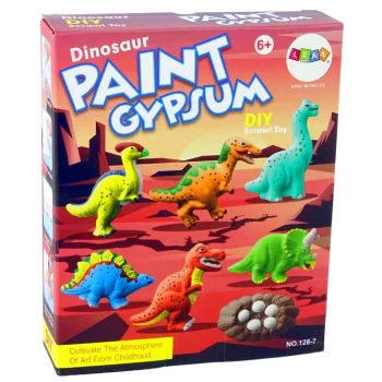Komplet Za Odlijevanje Gipsa I Bojanje Dinosaura 4