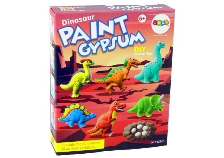 Komplet Za Odlijevanje Gipsa I Bojanje Dinosaura 4