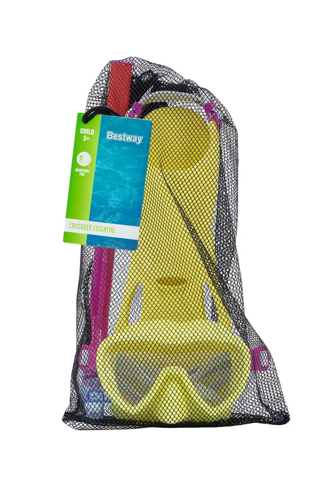 Komplet Za Ronjenje Žuta Maska, Peraje, Tuba Bestway 25039 10