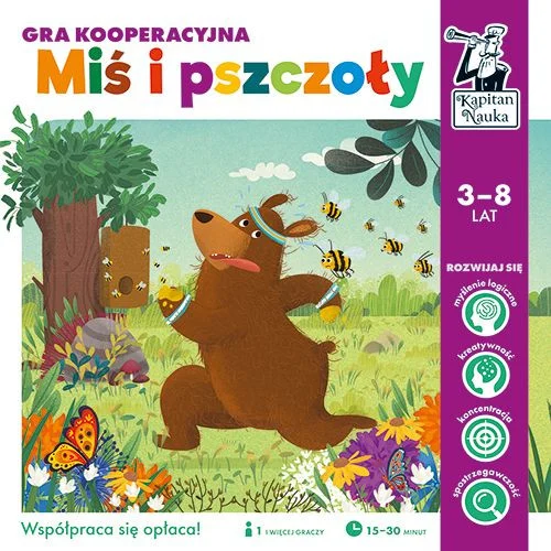 Kooperativna Društvena Igra Medvjedić I Pčele Za Djecu Od 3 Do 8 Godina Kapetan Znanost 1
