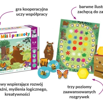 Kooperativna Društvena Igra Medvjedić I Pčele Za Djecu Od 3 Do 8 Godina Kapetan Znanost 4