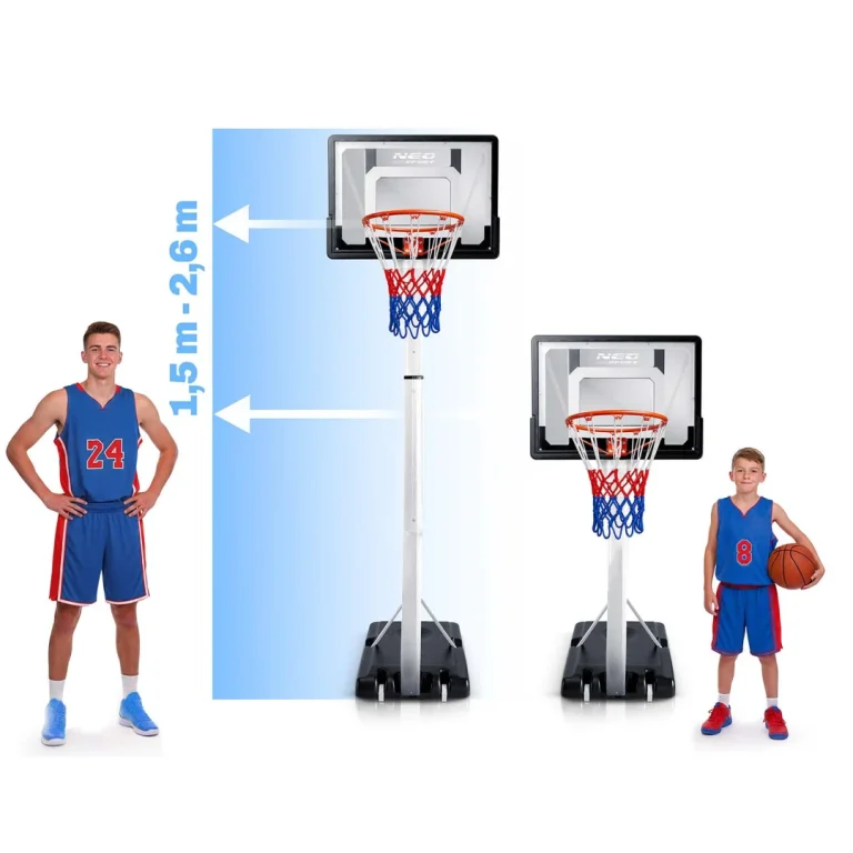 Košarkaški Koš Mobilni Neo Sport Ns 281, 150–260 Cm 10