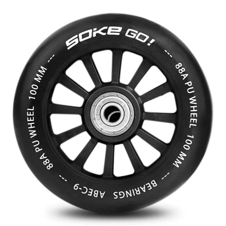 Kotači Za Skuter 100 Mm Crni 2 Kom ~1 Kg 2