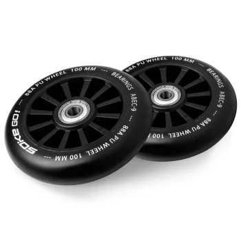 Kotači Za Skuter 100 Mm Crni 2 Kom ~1 Kg 3