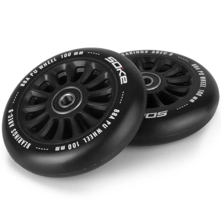Kotači Za Skuter 100 Mm Crni 2 Kom 3