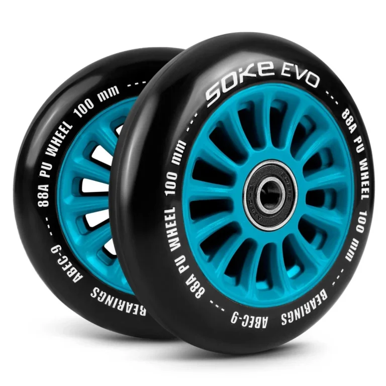 Kotači Za Skuter 100 Mm Plavi 2 Kom 1