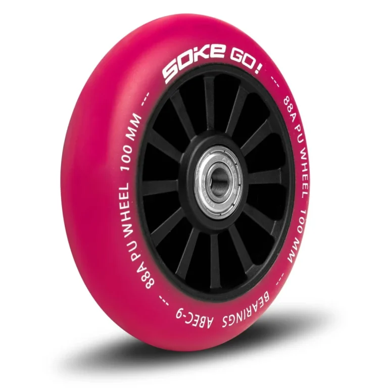 Kotači Za Skuter 100 Mm Rubinovi 2 Kom 4