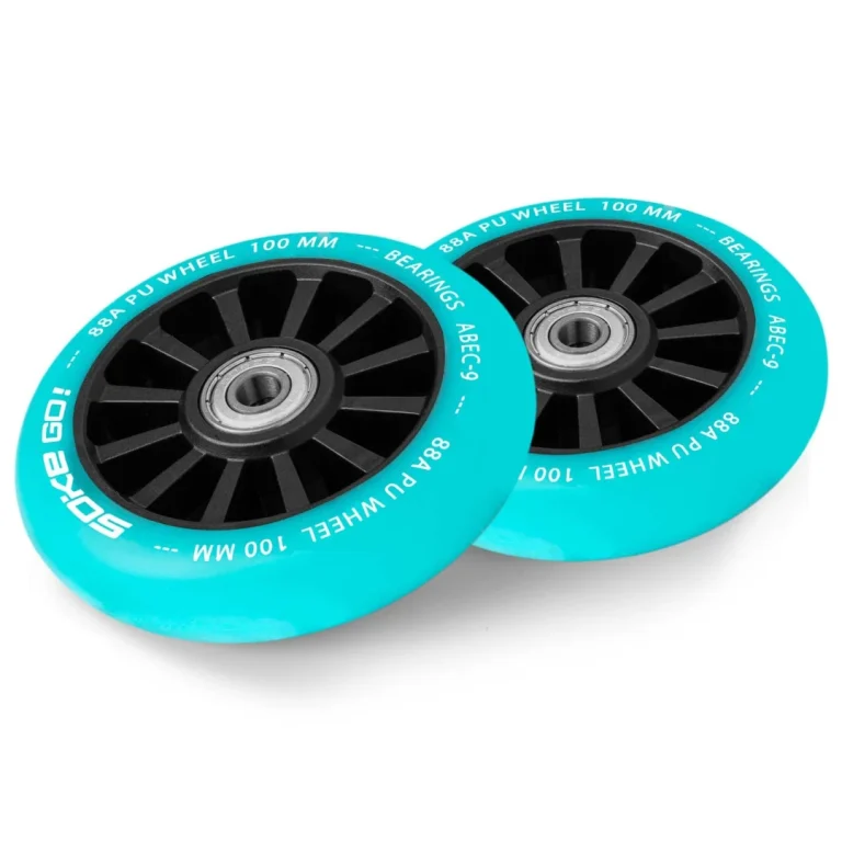 Kotači Za Skuter 100 Mm Tirkizni 2 Kom 3