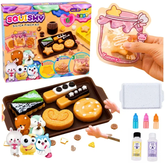Kreativni Komplet Za Izradu Mekih Squishy Kolačića, 6 Komada 1