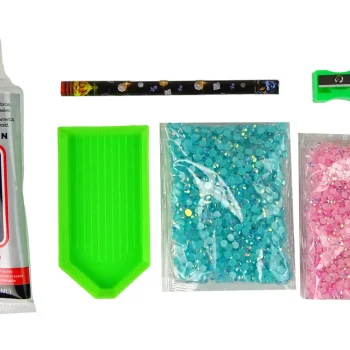 Kreativni Komplet Za Jednoroge Diy Dijamanti Kristali Plavi 3