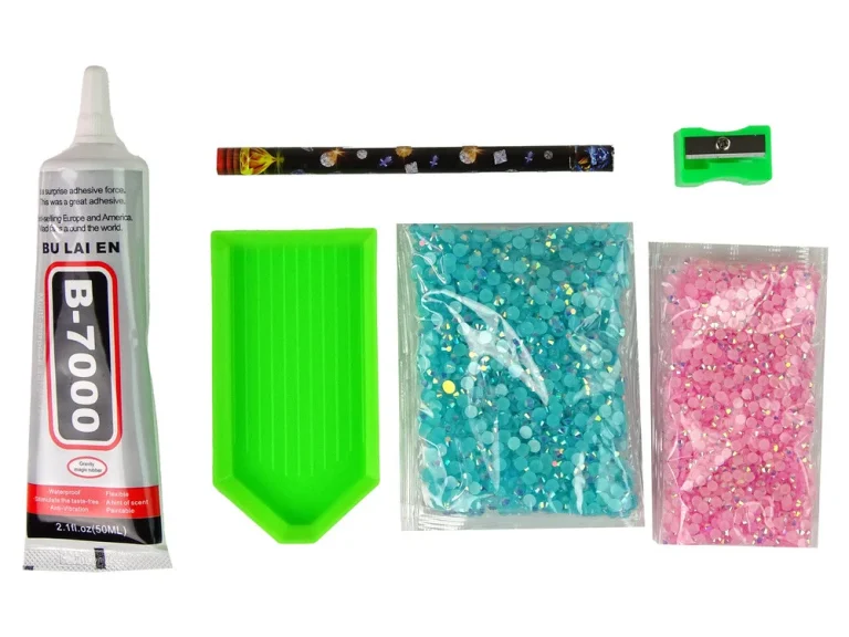 Kreativni Komplet Za Jednoroge Diy Dijamanti Kristali Plavi 3