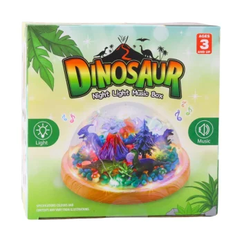 Kreativni Komplet Za Terarij S Dinosaurima I Noćnom Lampom U Obliku Kupole 4