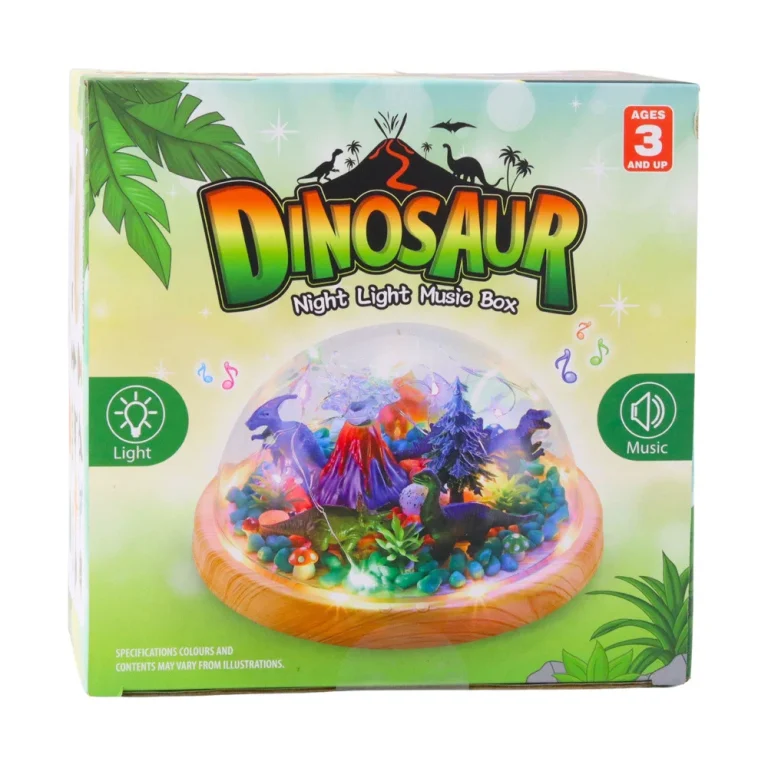 Kreativni Komplet Za Terarij S Dinosaurima I Noćnom Lampom U Obliku Kupole 4