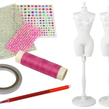 Kreativni Set Za Izradu Haljina, 5 Materijala, 2 Stalka 2