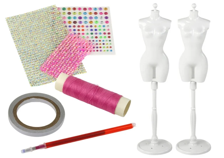 Kreativni Set Za Izradu Haljina, 5 Materijala, 2 Stalka 2