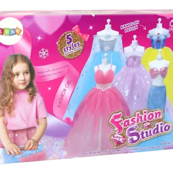 Kreativni Set Za Izradu Haljina, 5 Materijala, 2 Stalka 5