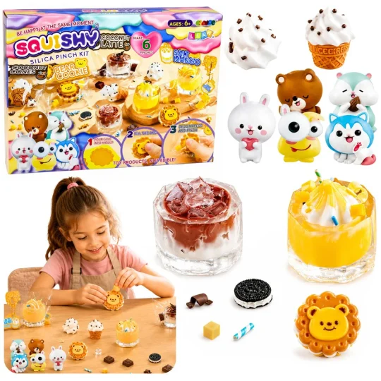 Kreativni Set Za Izradu Mekih Squishy Slatkiša I Pića, 6 Komada 1