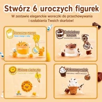 Kreativni Set Za Izradu Mekih Squishy Slatkiša I Pića, 6 Komada 6