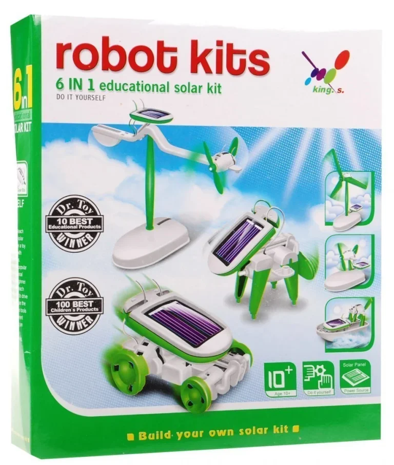 Kreativni Solarni Robotski Setovi 6 U 1 (xb490), Zelena 1