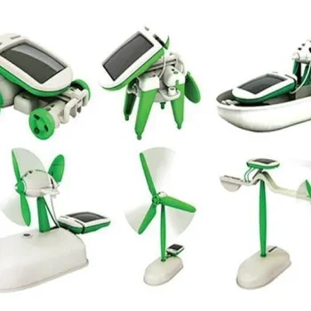 Kreativni Solarni Robotski Setovi 6 U 1 (xb490), Zelena 2