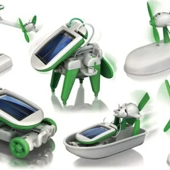 Kreativni Solarni Robotski Setovi 6 U 1 (xb490), Zelena 3