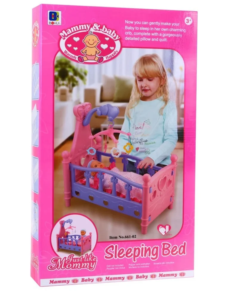 Krevetić Za Lutke 3+ Vrtuljak I Posteljina 8