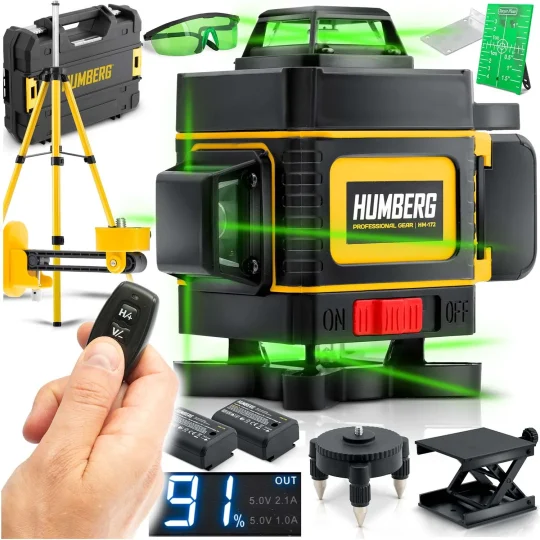 Križni Laser U Kutiji + Stativ Humberg Hm 172 1